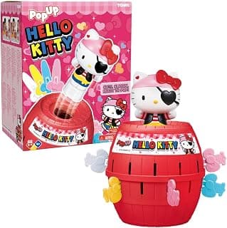 Officially Licensed Sanrio Hello Kitty Game, Easy to Play Preschool Games, Family Game Night, Hello Kitty Toys, Ages 4 Years+ TOMY Pop Up Hello Kitty Game - Family Action Game - 2-4 Players B0G13D3Z99