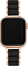Anne Klein Silicone Fashion Bracelet for Apple Watch, Secure, Adjustable, Apple Watch Replacement Band, Fits Most Wrists