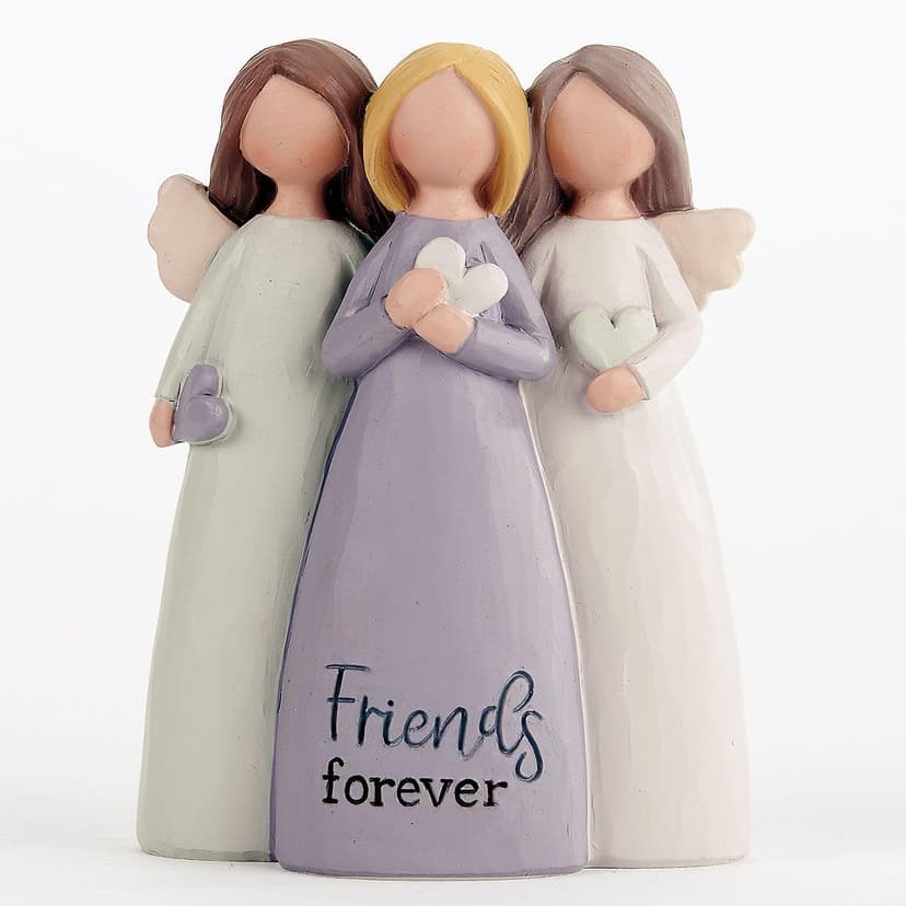 Current Current Three Friends Figurine 4 1/4" Tall, Cast Resin Holiday Table Top Décor