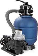 XtremepowerUS High-Flo Sand Filter Pump System 13" Filter Tank 10,000 Gal Above Ground Pool 3/4HP Pool Pump 2400GPH Flow