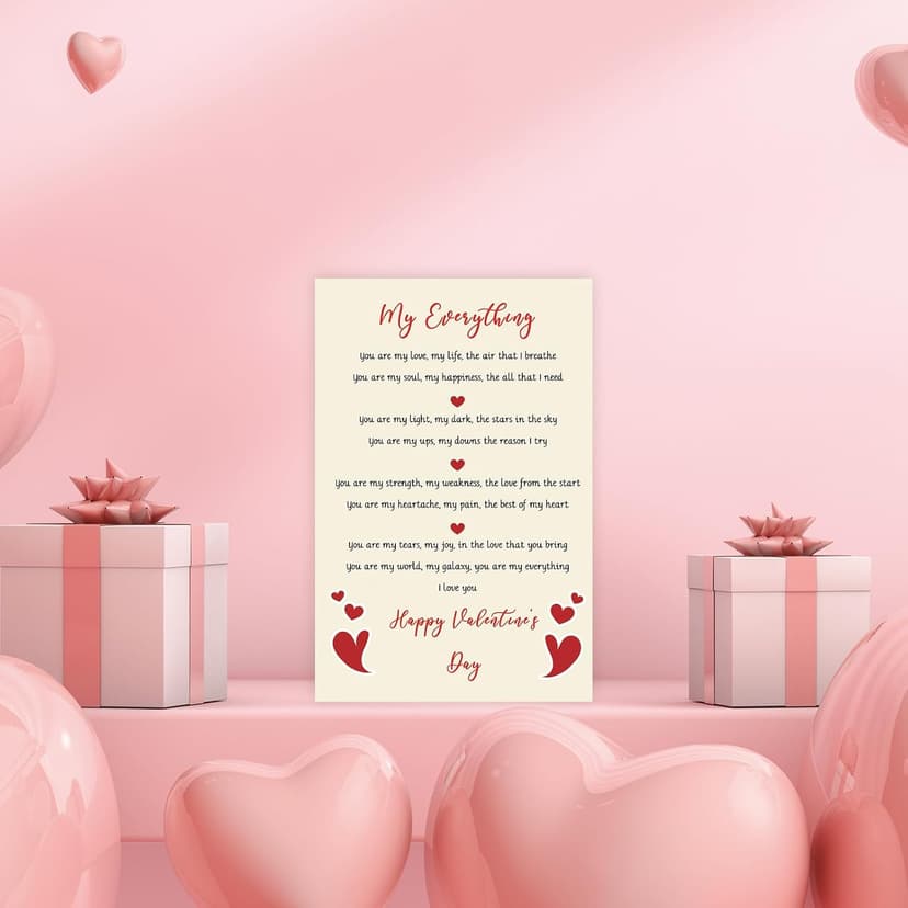 Lovely Valentine's Day Card,Funny Valentines Gifts for Him Her,Men Gifts Valentines Day,Love Card Gifts for Valentine's Day