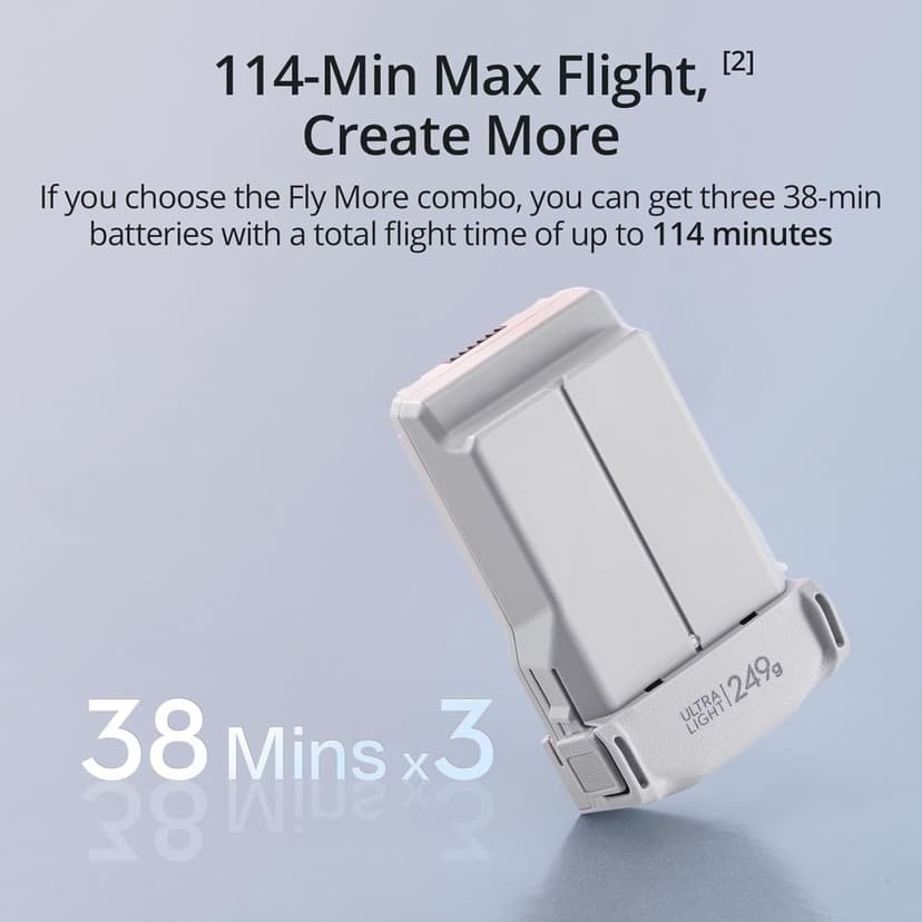 DJI Mini 3 Fly More Combo (DJI RC), Drones with Camera for Adults 4K, 3 Batteries for 114-min Flight Time, Vertical Shooting, 32800ft (10km) Video Transmission, Lightweight Mini Drone for Beginners