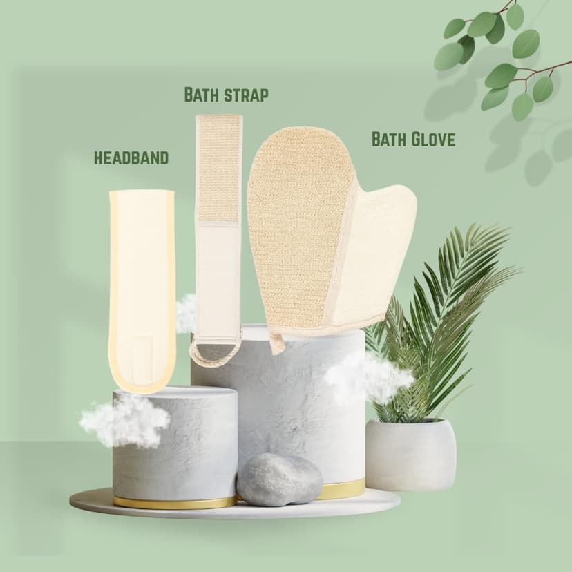 Self Care Natural Unique Organic Spa Set for Women – Eco Friendly Gift Box with Bamboo Comb, Jade Roller, Facial Sponge, Makeup Remover Pads, Headband & Bath Glove – Birthday, Relaxation Kit