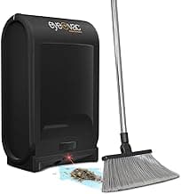 EyeVac Pro Touchless Vacuum Automatic Dustpan - Ultra Fast & Powerful - Great for Sweeping Salon Pet Hair Food Dirt Kitchen, Corded Canister Vacuum, Bagless, Automatic Sensors, 1400 Watt (Black)