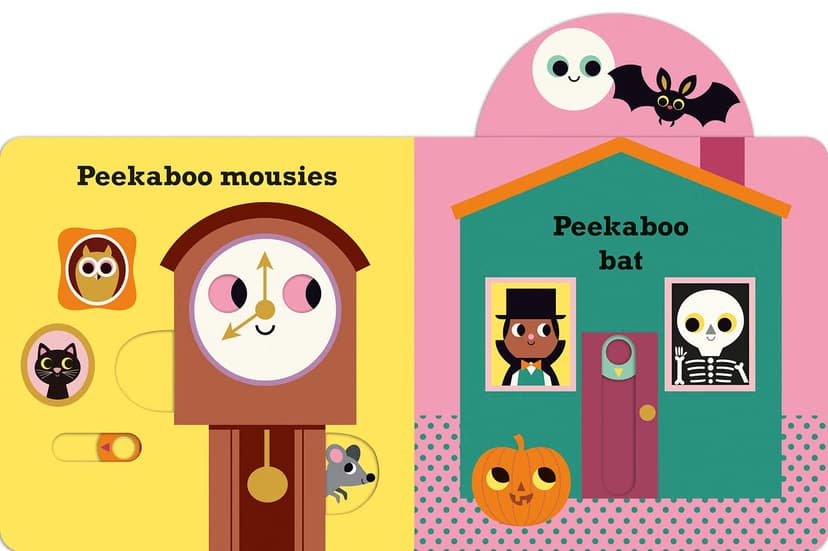 Peekaboo: Pumpkin: (An Interactive Board Book for Babies & Toddlers with Mirror & Sliders to Push, Pull, or Turn. Cute Halloween Artwork Includes a Bat, Black Cat, Witch, & More.) (Peekaboo You) 1536229814