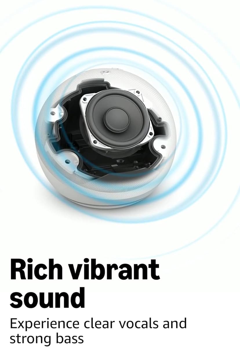 Amazon Echo Dot (newest model) - Vibrant sounding speaker, Designed for Alexa+, Great for bedrooms, dining rooms and offices, Charcoal B09B8V1LZ3