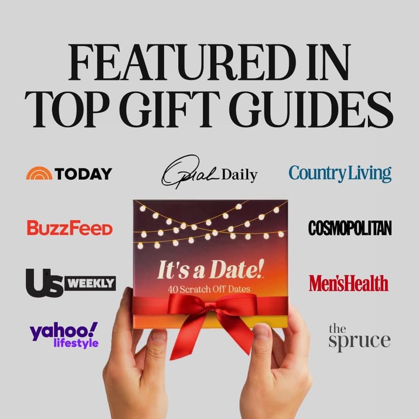 40 Fun and Romantic Scratch Off Date Night Ideas for Him, Her, Girlfriend, Boyfriend, Wife, Husband & Couples, for Men for Women