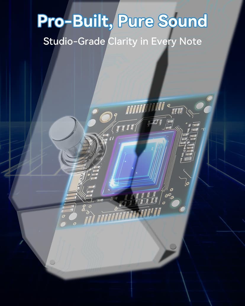 RVONE Analog Compressor Pedal Guitar/Bass, Studio-Grade Guitar Pedal Compressor, Guitar Effects Pedal for Electric Guitar Bass, True Bypass & Aluminum Case