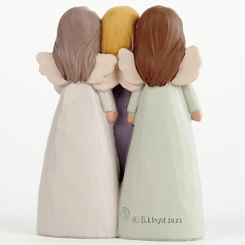Current Current Three Friends Figurine 4 1/4" Tall, Cast Resin Holiday Table Top Décor
