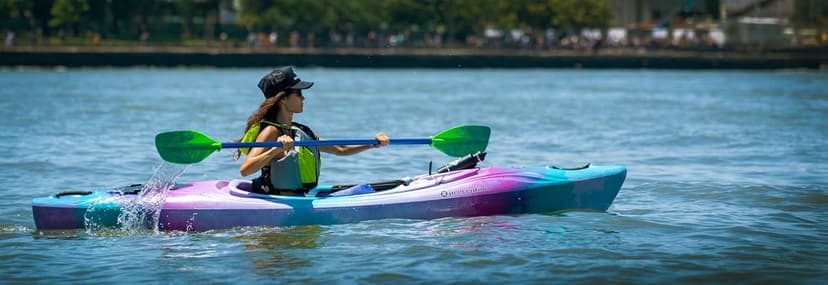 Perception Joyride - Sit Inside Kayak for Adults and Kids - Recreational and Multi-Water Kayak with Selfie Slot