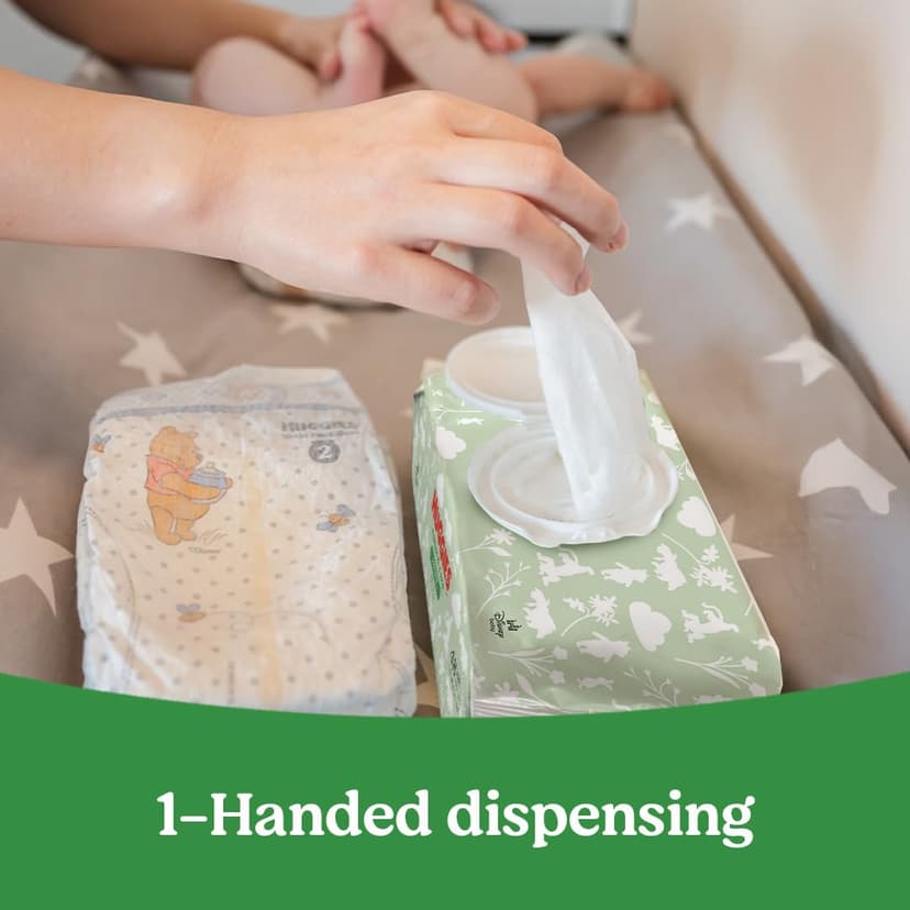 Huggies Natural Care Sensitive Baby Wipes, Unscented, Hypoallergenic, 99% Purified Water, 12 Flip-Top Packs (768 Wipes Total), Packaging May Vary B07SCL613T