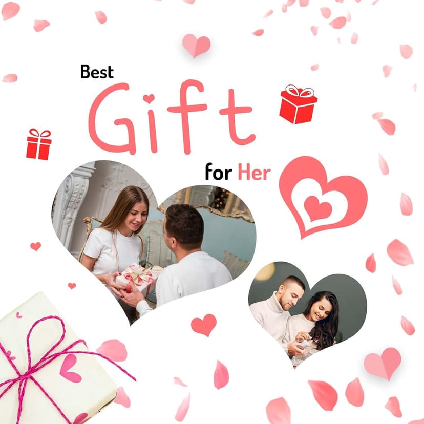 Valentines Gifts For Her - Love Heart Bracelets for Girlfriend, Lover, Best Friends, Wife, Women