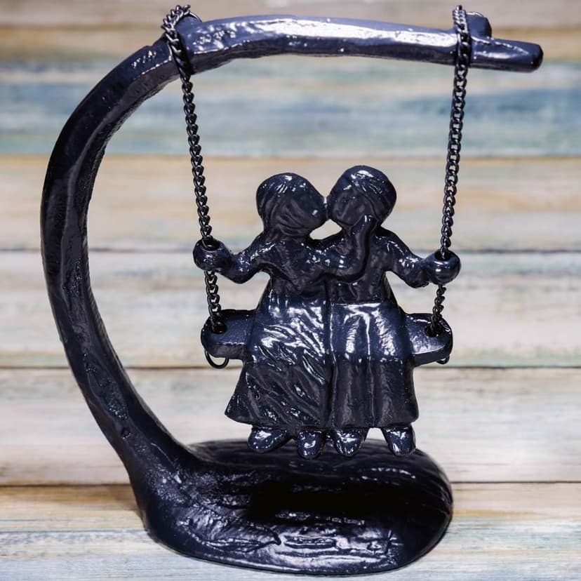 for Couple, Iron Anniversary, Marriage, Gift for Wife, Cool Engagement Gift, Wedding Anniversary Sculpture 7.5"x7"x3". Expresses Passion and Love. Gift Wrap Available