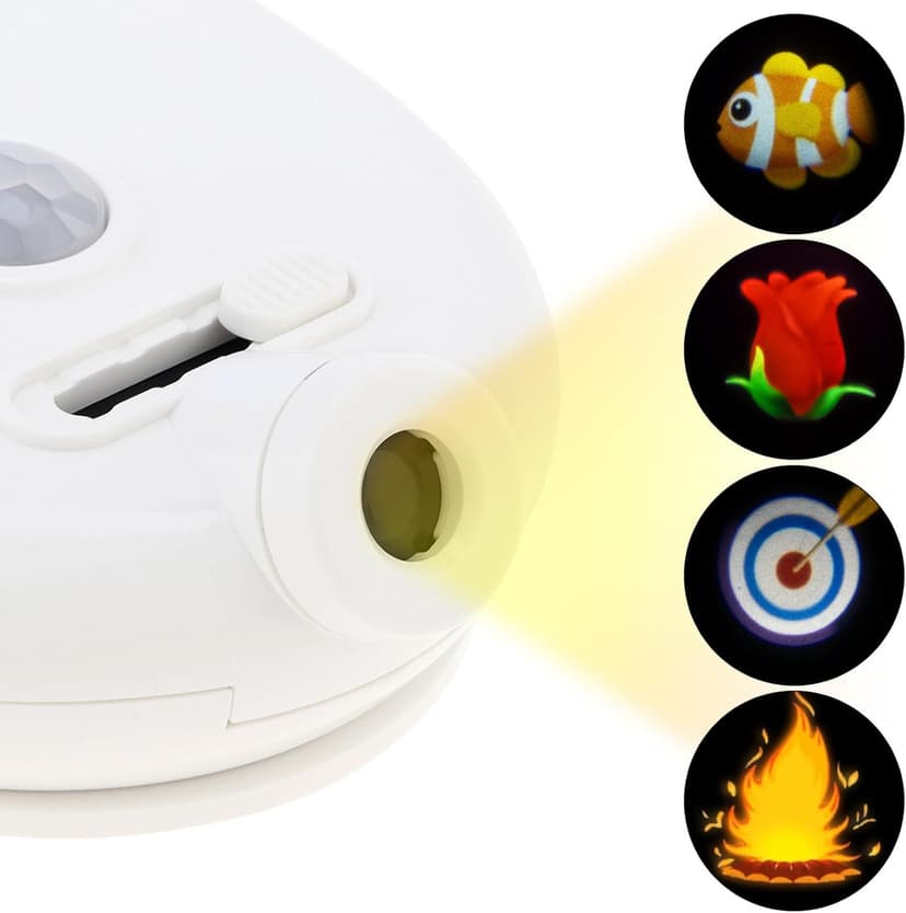 OriGlam Motion Sensor Toilet Night Light, Motion Sensor Light for Bowls, Motion Activated Toilet Night Light, Novelty Light for Bathroom Fun Gifts Bathroom Accessory