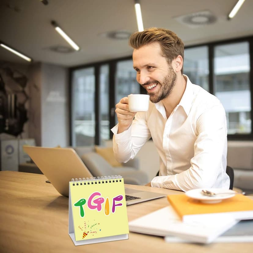 Fancy Land Funny Desk Signs 30 Different Fun and Flip-Over Messages for Office Desk Accessories