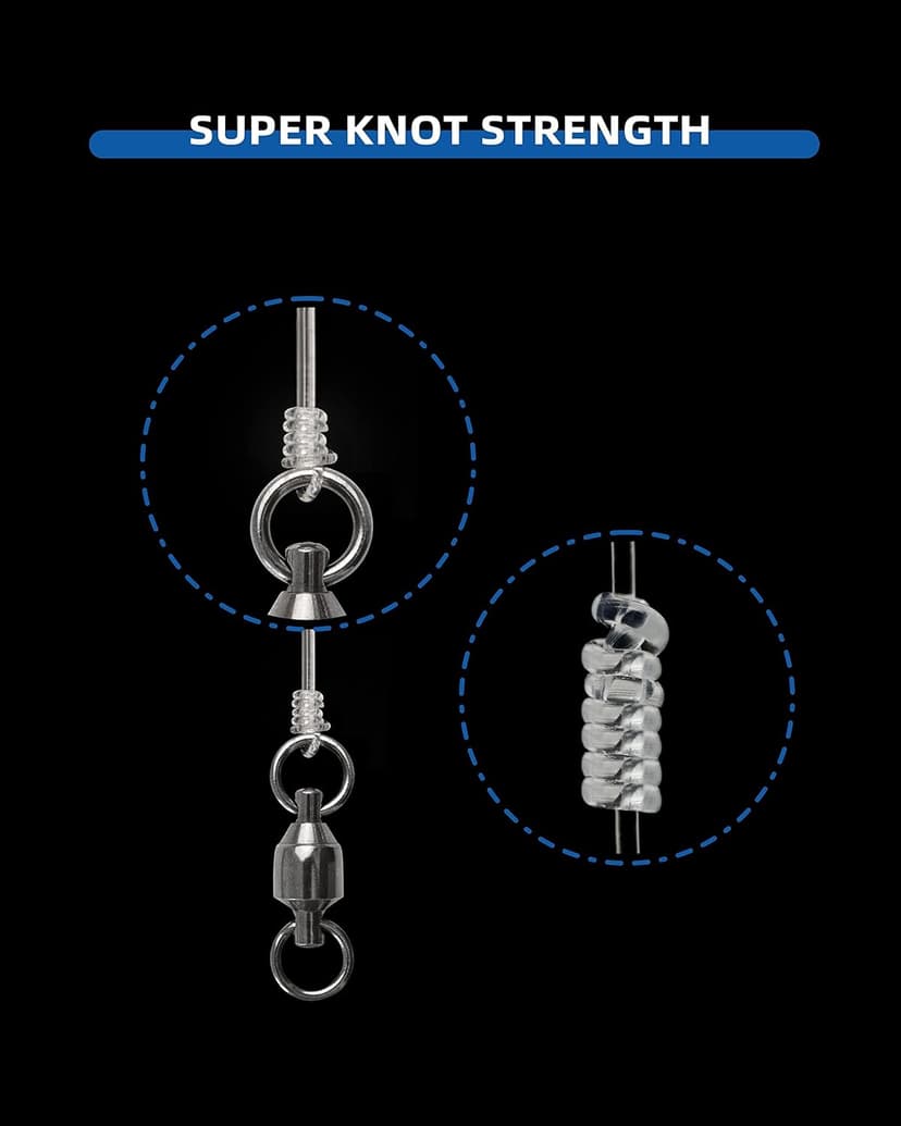 BLUEWING Monofilament Fishing Line 6,8,10,12,15,20,25,30,40,50,60,80,100,130,250,300,400 lbs, 50,100,500,1000,3000 Yards Invisible Thin Diameter Mono Fish Wire String, Clear