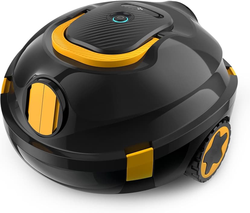 Y20 Robotic Pool Cleaner, Cordless Pool Vacuum for Above Ground & Inground Flat Pools with Dual Motors, 120 Min Runtime, Auto-Parking, Powerful Pool Vacuum Robot for Up to 1100 Sq.Ft