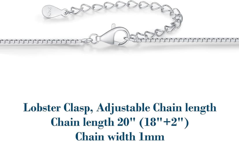 DALOJOE Moissanite Necklace for Women, 1-3 Carat Heart Necklace Engraved with 'I LOVE YOU', Birthday Gift for Wife, Anniversary Present for Wife Women, Jewelry Gifts for Christmas Valentine's Day