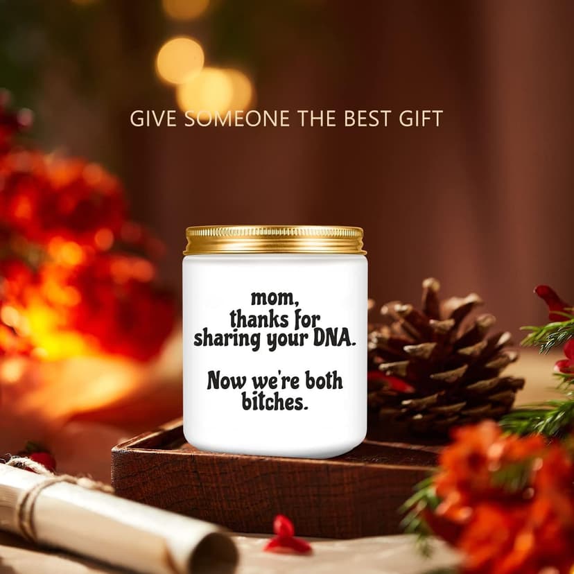 Funny Birthday Gifts for Mom,Mom Gifts from Daughter Son,Unique Mothers Day Thanksgiving Christmas Gift Lavender Scented Candles for Women