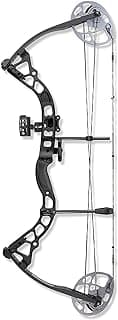 Diamond Archery Prism Fully Equipped Adjustable Durable Compound Bow, Right/Left Hand, 5-55 lbs Draw Weight, 295 FPS