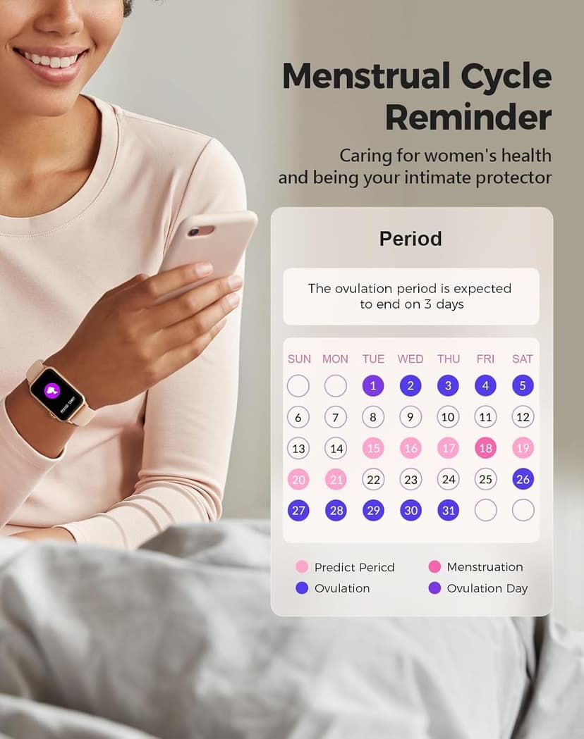 Health Fitness Tracker Smart Watch with 24/7 Heart Rate Blood Oxygen Blood Pressure Monitor Sleep Tracker 128 Exercise Modes Step Calorie Counter Pedometer IP68 Waterproof for Women Men Android iOS