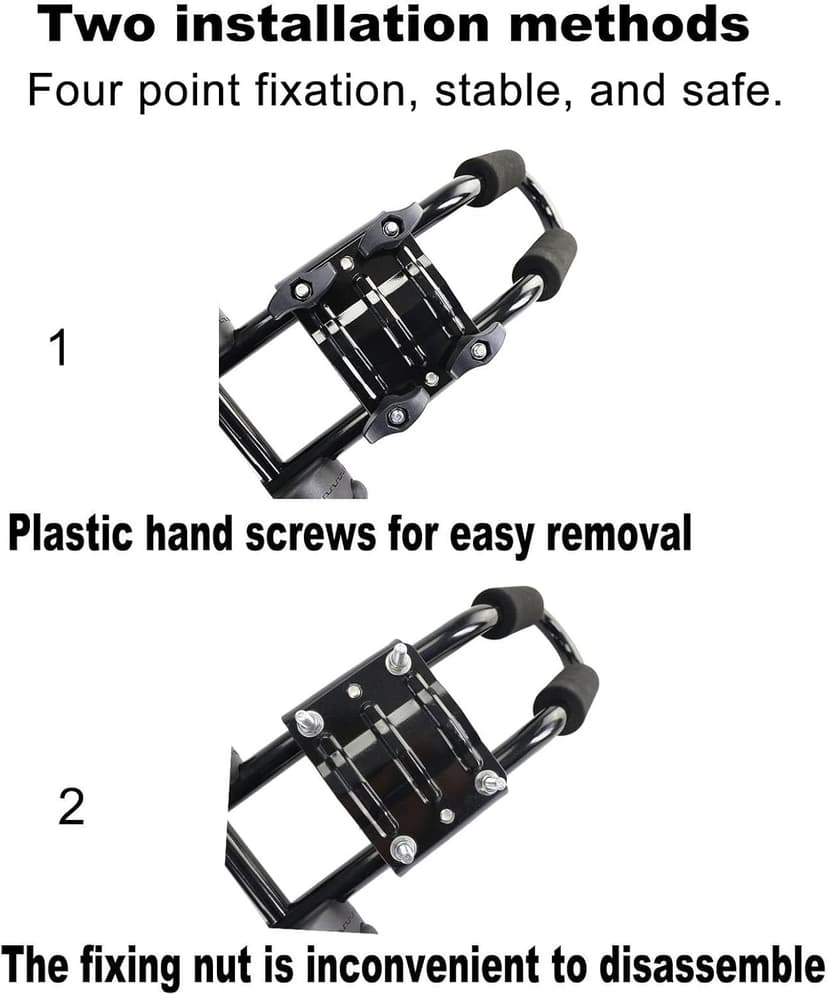 Folding Kayak roof Rack Adjustable for Kayak/Canoe/SUP,J-Bar Rack on Roof Mounting On SUV, Car and Truck Crossbars. (23-krf-1)