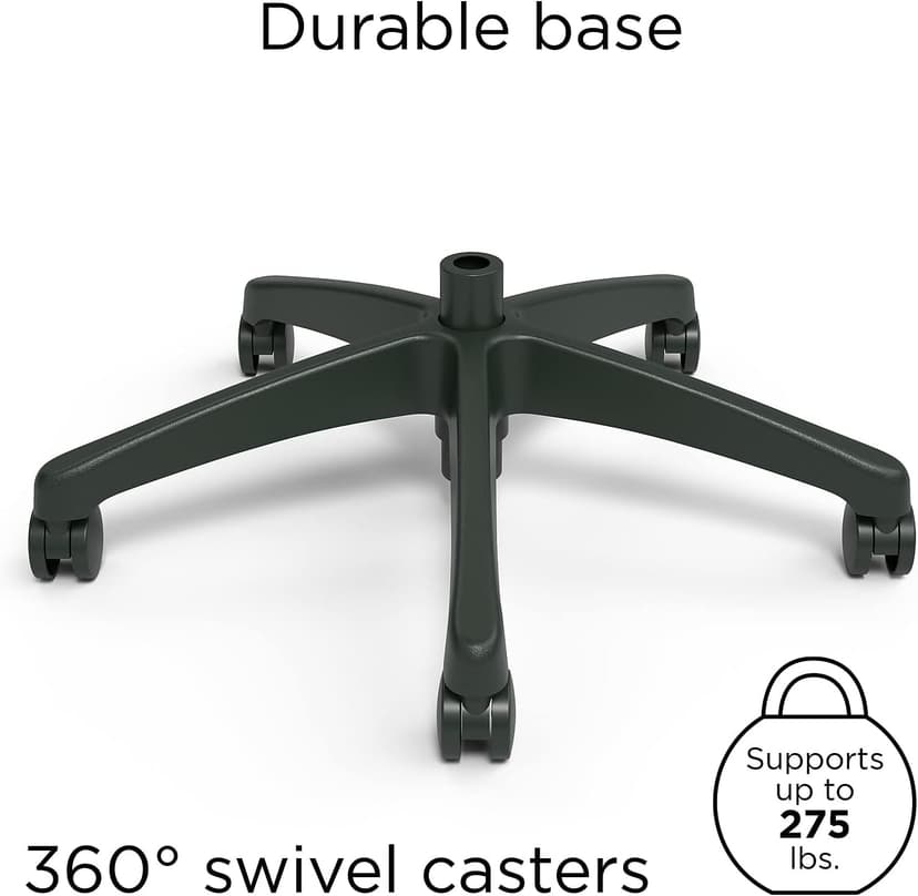 Staples Dexley Ergonomic Task Chair, Mesh, Ergonomic, Lumbar Support, Adjustable Height, Black