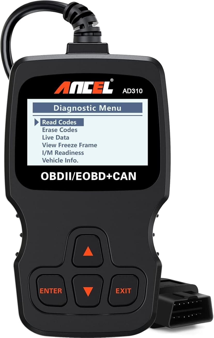 ANCEL AD310 Classic Enhanced Universal OBD II Scanner Car Engine Fault Code Reader CAN Diagnostic Scan Tool, Read and Clear Error Codes for 1996 or Newer OBD2 Protocol Vehicle (Black) B01G5EA74I