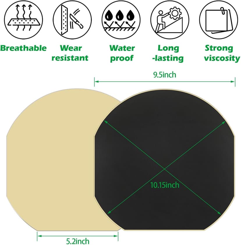 EPICHORIZON 12 Pack Horse Hoof Tape Cotton Strong Sticky Horse Hoof Wraps Simple, Breathable Hoof Packing for Hoof Wound Management and Laminitis Abscess Relief Additional Protection for Horse Hoove