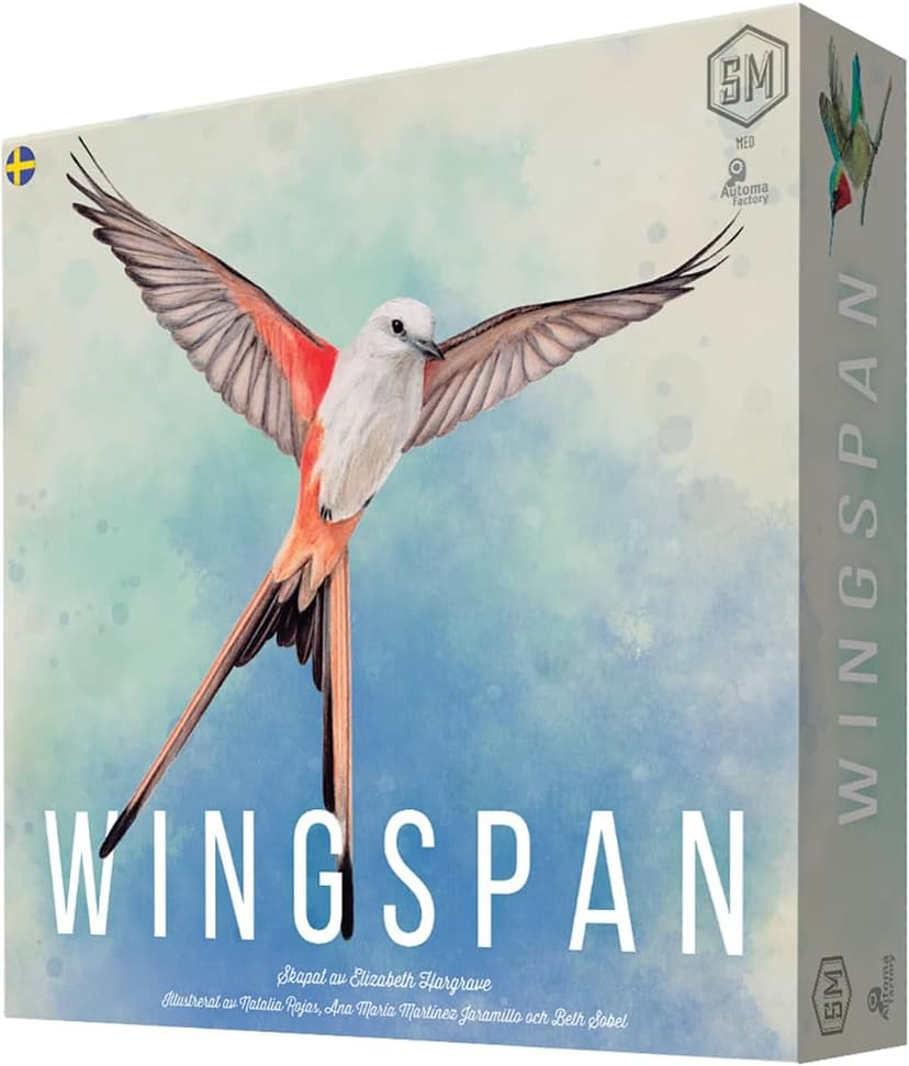 Stonemaier Games: Wingspan (Base Game) by Elizabeth Hargrave | A Relaxing, Award-Winning Strategy Board Game About Collecting Birds for Adults and Family | 1-5 Players, 70 Mins