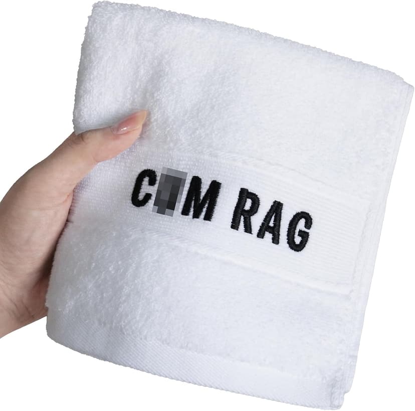 KISSHAKE Funny Gifts for Him, Anniversary for Men Boyfriend Husband, Mens Birthday Gift Ideas, Unique Christmas Stuff Gag Gift Baskets for Men Friends, 100% Cotton Hand & Face Towels B0FSQVXJGN