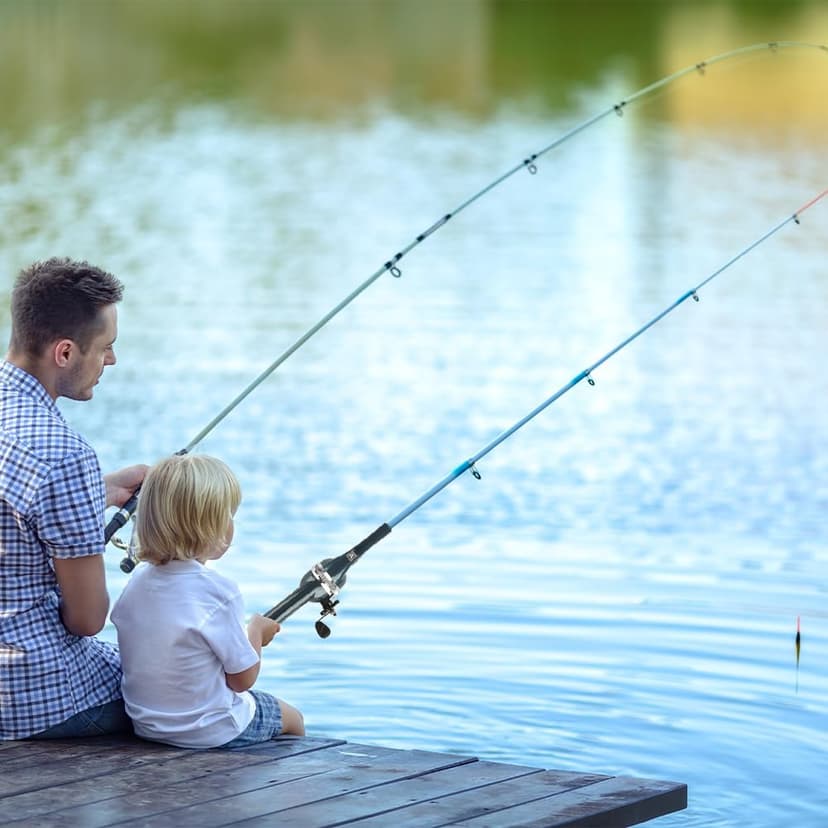 Fishing Rod, Fishing Pole Fishing Rod and Reel Combo Telescopic Fishing Rod Collapsible Rod Stainless Steel Pocket Fisherman Tackle Portable for Beginner Kids Adults Travel Saltwater Freshwater