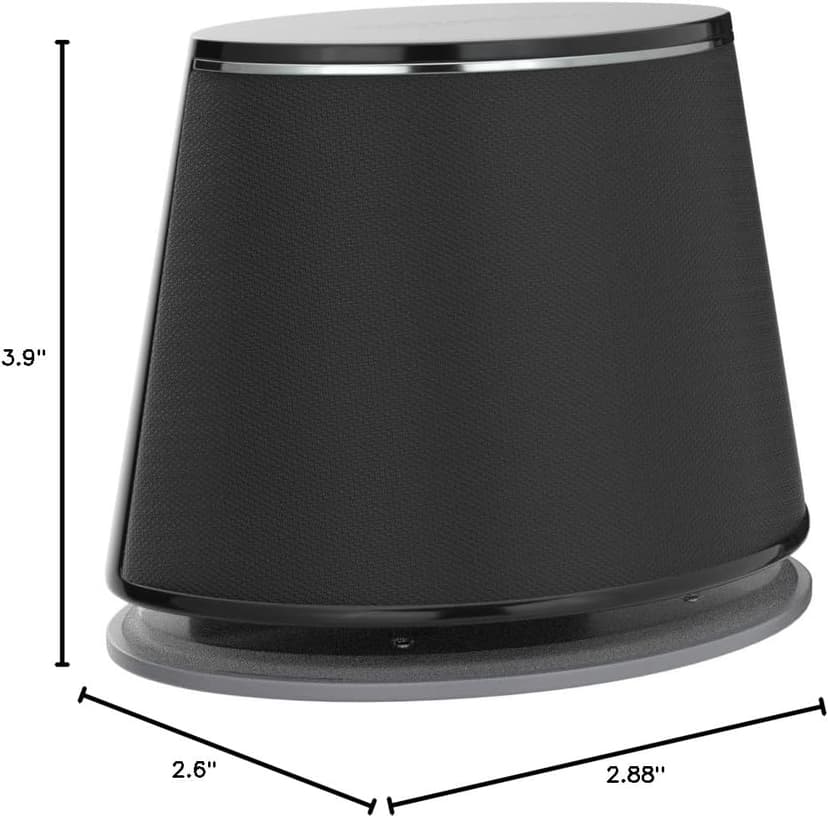 Amazon Basics Stereo 2.0 Speakers for PC or Laptop with Volume Control, 3.5mm Aux Input, USB-Powered, 1 Pair, Black