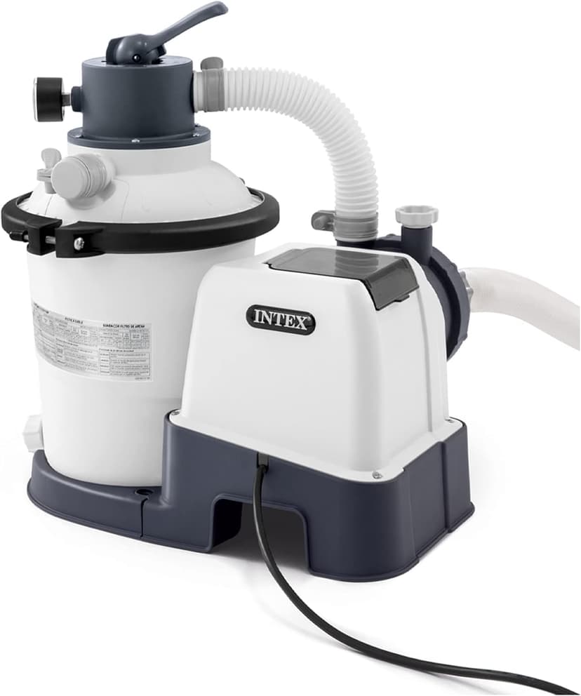 INTEX SX925 Krystal Clear Sand Filter Pool Pump for Above Ground Pools: 925 GPH Pump Flow Rate – Improved Circulation and Filtration – Easy Installation – Improved Water Clarity – Easy-to-Clean