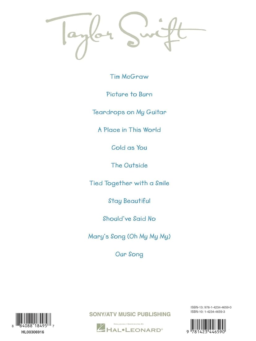 Taylor Swift Piano Vocal Guitar Songbook | Country Pop Sheet Music Arranged for Voice Piano Guitar | 11 Songs with Full Lyrics and Chords | Easy Pop Music Book for Beginners