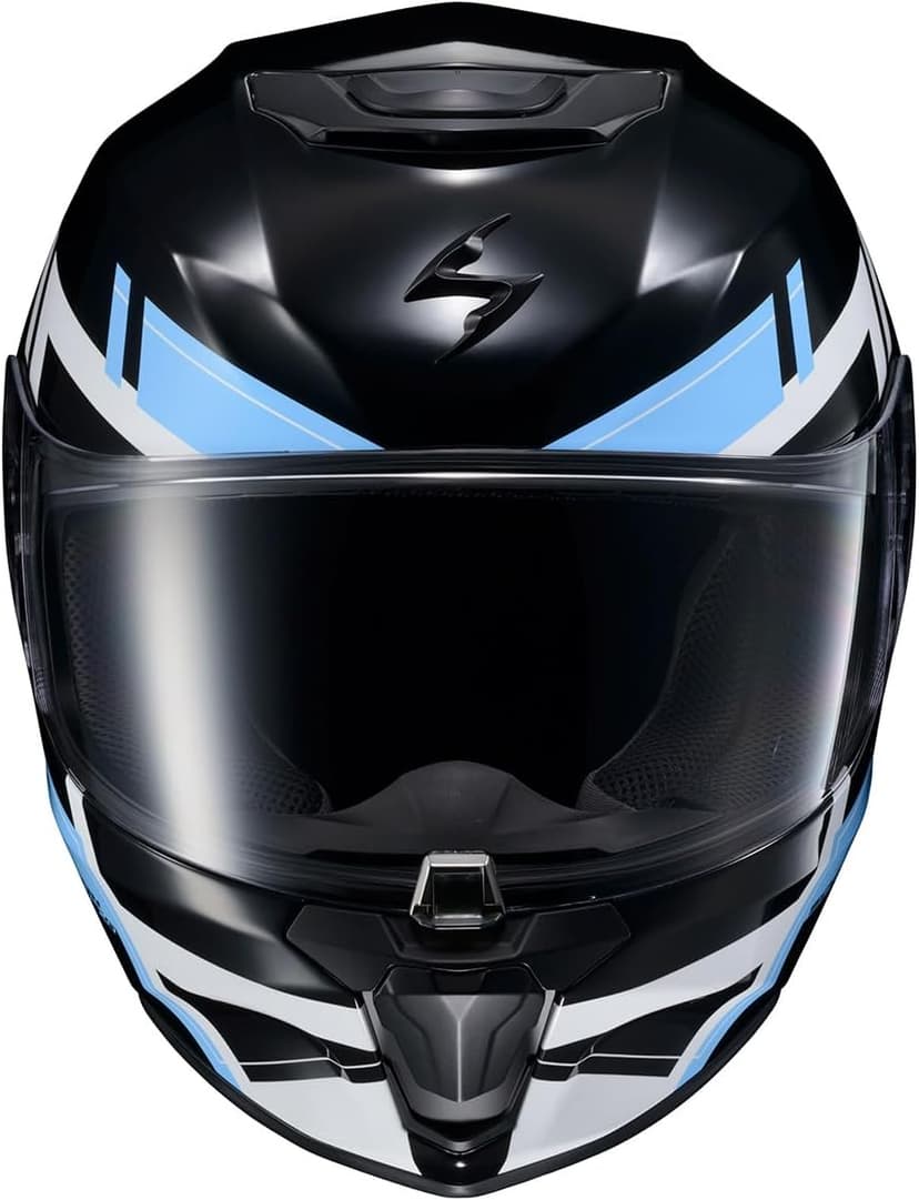 ScorpionEXO R420 Full Face Polycarbonate Street Motorcycle Helmet Comm Ready Speaker Pockets DOT Snell Approved Adult