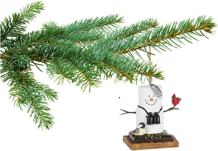 2025 Smores Ornament, Birdwatcher Gifts, Cardinal Christmas Ornaments, Bird Ornament, Includes Hangtag w Year, Comes in Gift Box