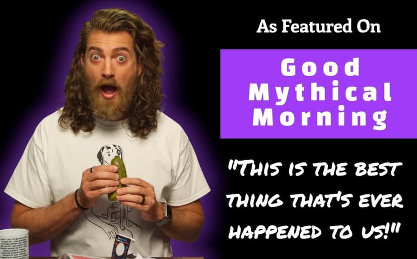 Mystic Pickle - Magic Fortune Teller with +100 Witty Responses - Unveiling The Briny Secrets of The Universe - Endless Entertainment with Friends, Family, Classroom Students - Best Novelty Gag Gift!