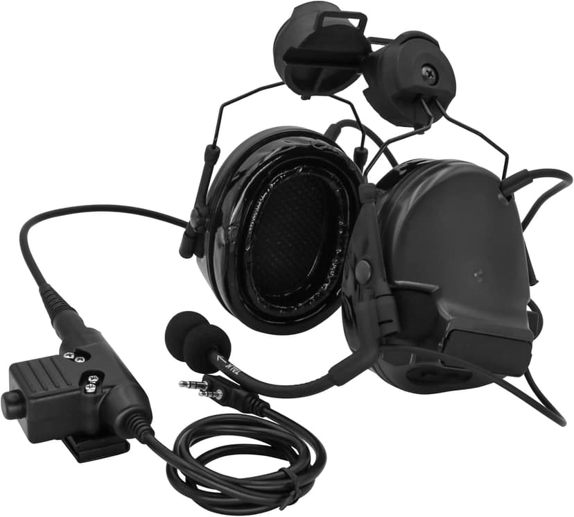 HEARFALCOM Comta III Tactical Headset Helmet ARC Rail Adapter Bracket Version Noise Cancelling Pickup Shooting Headset
