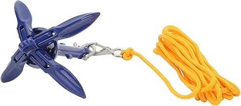 Marine Aluminium Foldable Kayak with Yellow Rope for Fishermen