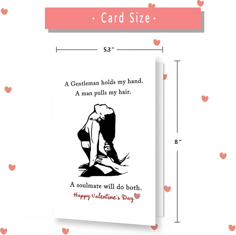 Valentines Day Card Gifts for Him Men, Happy Valentine's Day Gifts for Husband Boyfriend Fiance form Wife Girlfriend Fiancee, Mens Valentines Gifts Ideas, Vday Card