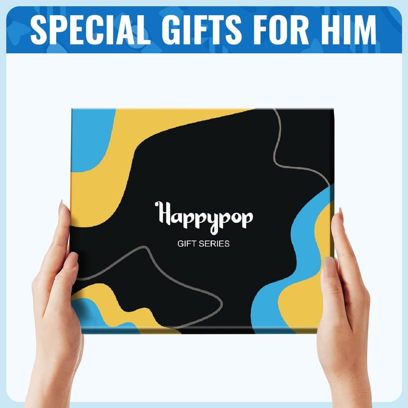 HAPPYPOP Family Gifts for Him - Gifts for New Dad Son Father, Novelty Socks for Men