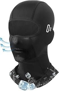 Balaclava Face Mask with Glasses Holes for Men Women Summer Cooling Shiesty Mask Sun UV Protection for Motorcycle Work Ski