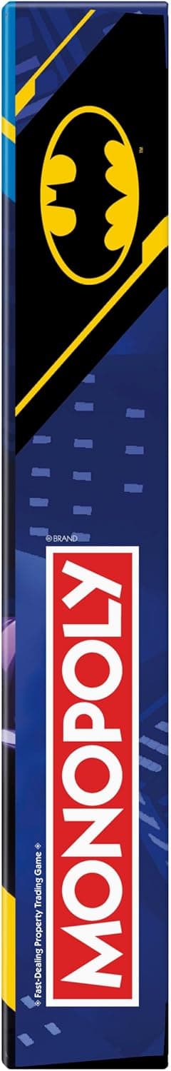 Monopoly Batman Edition Board Game | Monopoly Game for Batman Fans | Ages 8 and Up | 2 to 4 Players | Family Games | Strategy Games for Kids and Adults (Amazon Exclusive)