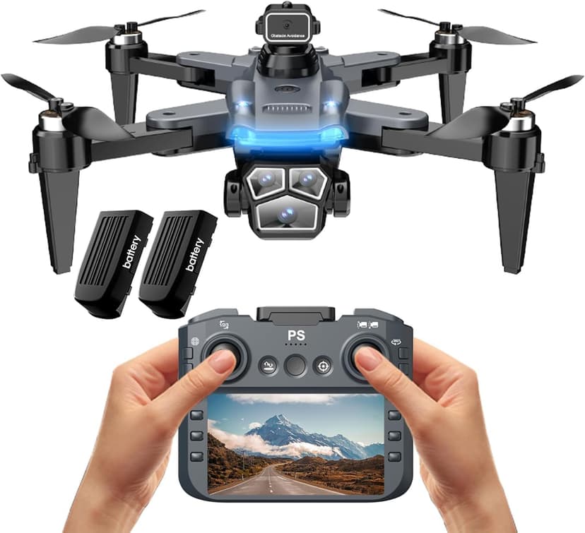 Drone with Camera for Beginners and Adults 4K, Foldable Remote Control Quadcopter, Altitude Hold, One Key Start, 3D Flips, 2 Batteries