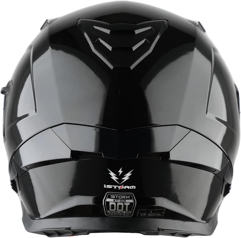 1Storm Motorcycle Full Face Helmet for Adults Men and Women Street Bike Racing Helmet DOT Approved with one Extra Clear Shield