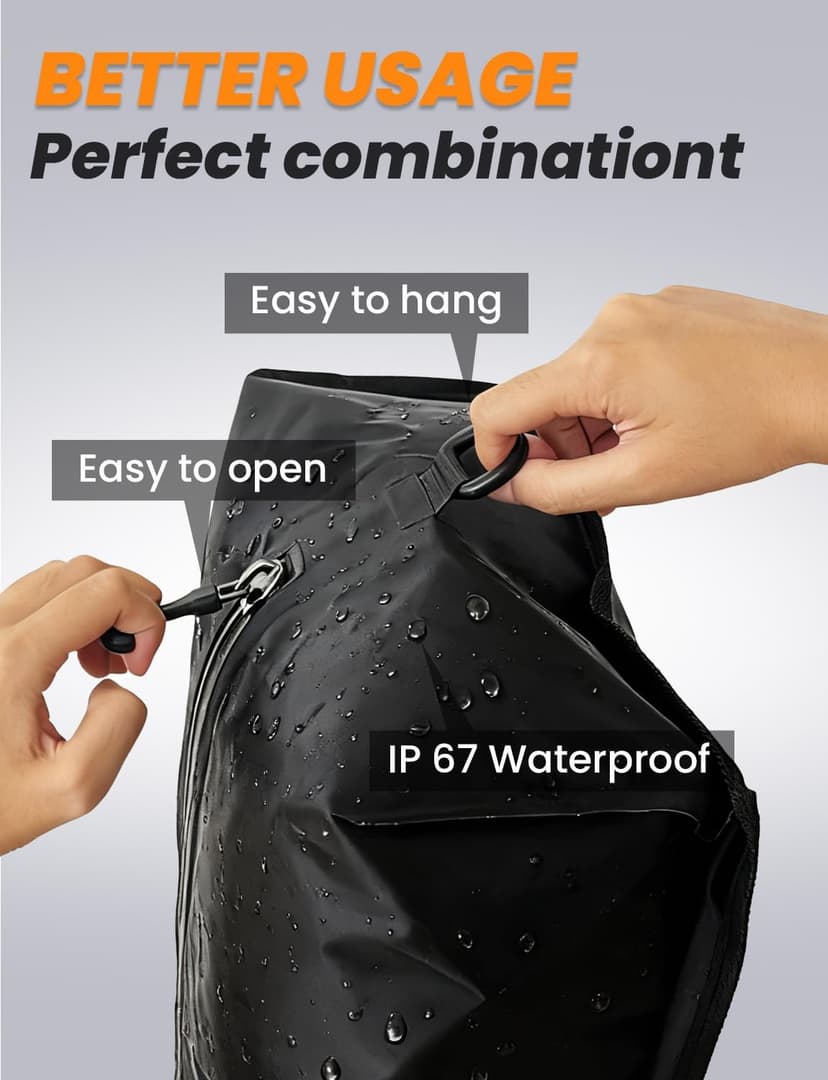 8+2 Pack Travel Vacuum Bags with Pump - Vacuum Seal Bags for Clothing Travel, Transparent & Heavy-Duty TPU Compression Bags for Luggage, Suitcase | Reusable Space Saver Storage Kit, Gray