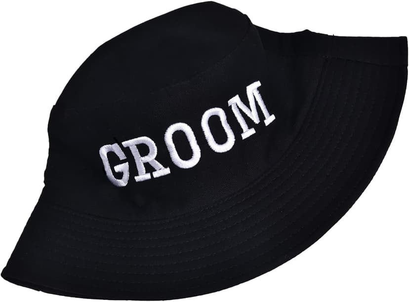 Bride Bucket Hat for Bachelorette Party Embroidered Sun Hat Bridal Shower Bride to be Gift White