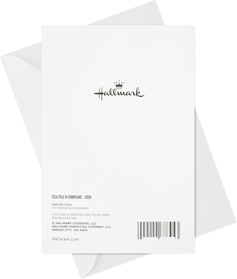 Hallmark Wedding Card (Removable Keepsake Wooden Heart Ornament)