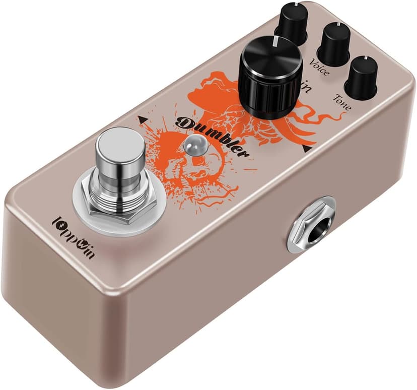 Compact Dumble-Style Overdrive Guitar Pedal - IOppWin Dumbler with Voice Dial for Crisp Bite, True Bypass, Metal Shell for Beginners - Vintage Amp Simulator with Warm Sustain